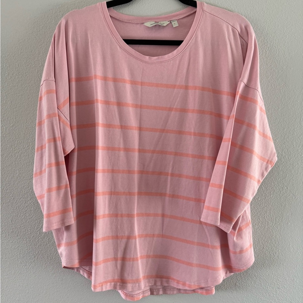Vineyard Vines Pink Striped Women's Top